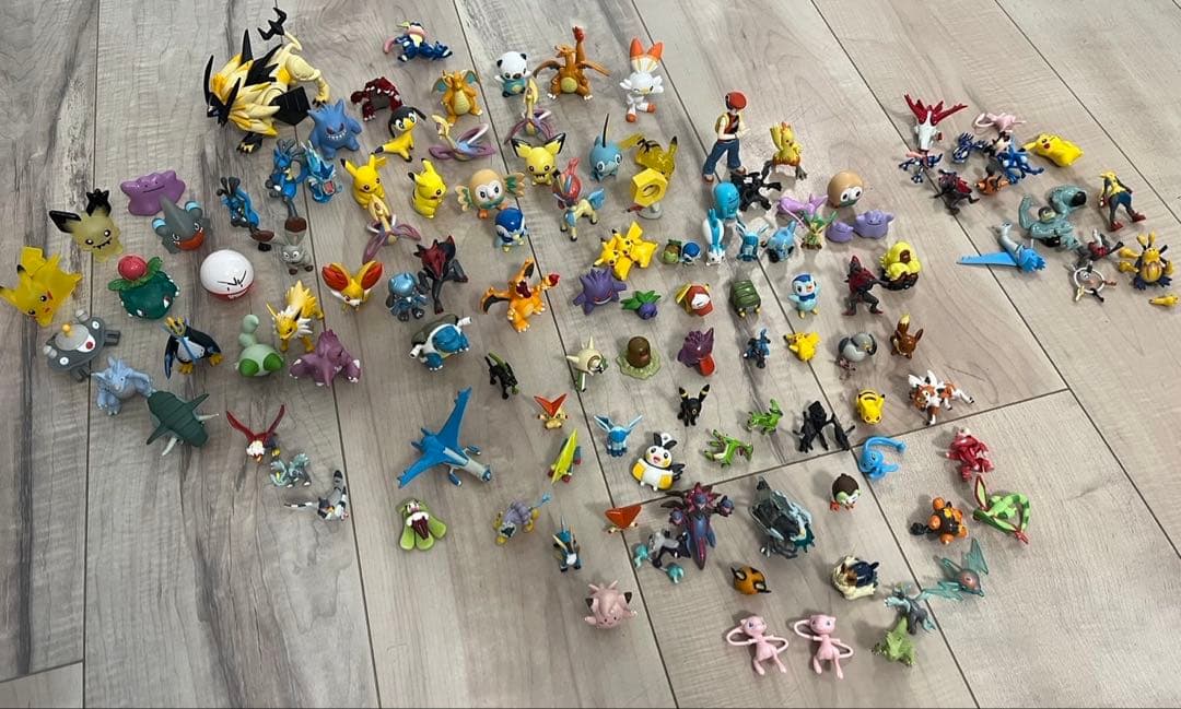 ポケモン　モンコレ スケールワールド　指人形クリア　フィギュア　ジャンク　レア