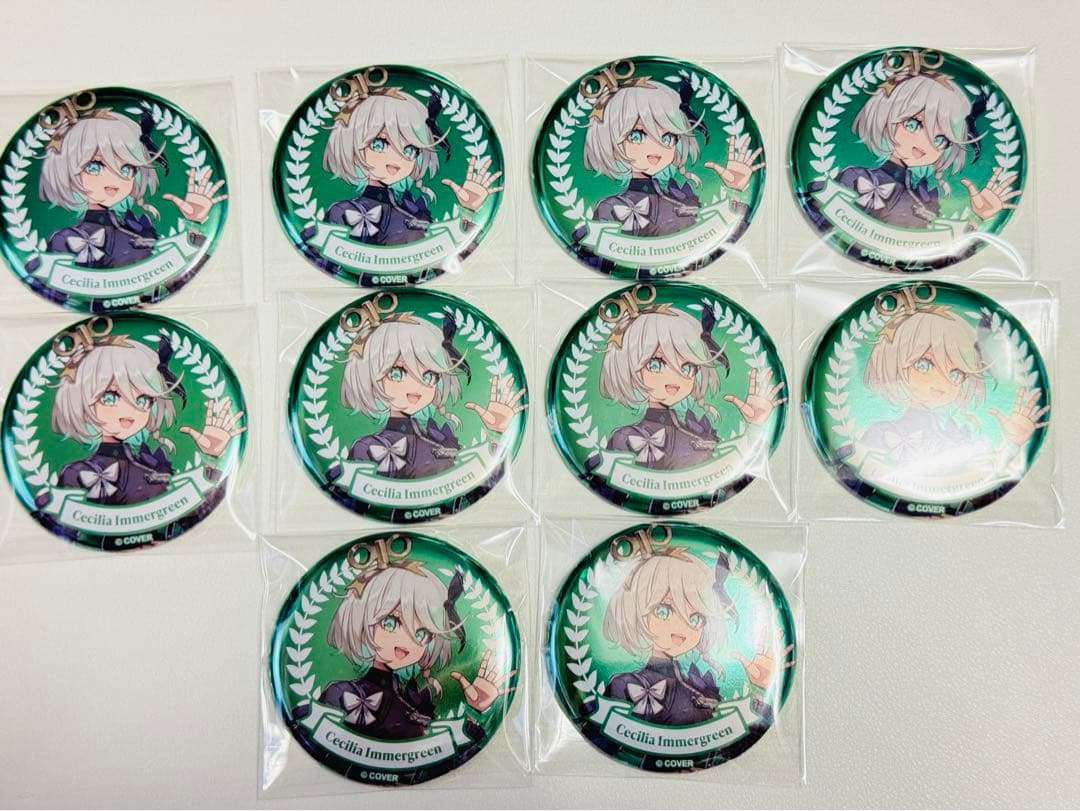 セシリア・イマーグリーン ホロライブEN 3rd Concert 缶バッジ