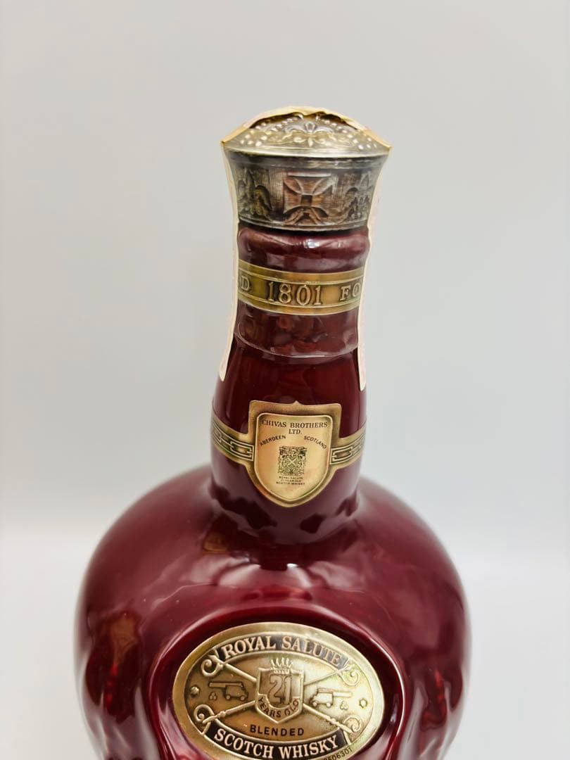 古酒 ロイヤルサルート21年 700ml 40度スコッチ ウイスキー 1388g