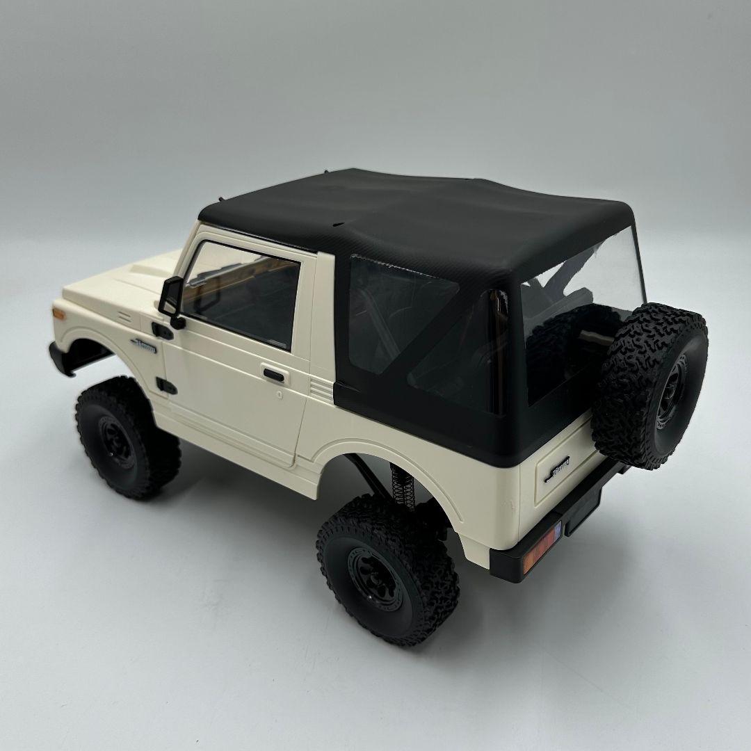 【防水サーボと金属製プロペラシャフト付】WPL C74-1 幌ジムニー ホワイト