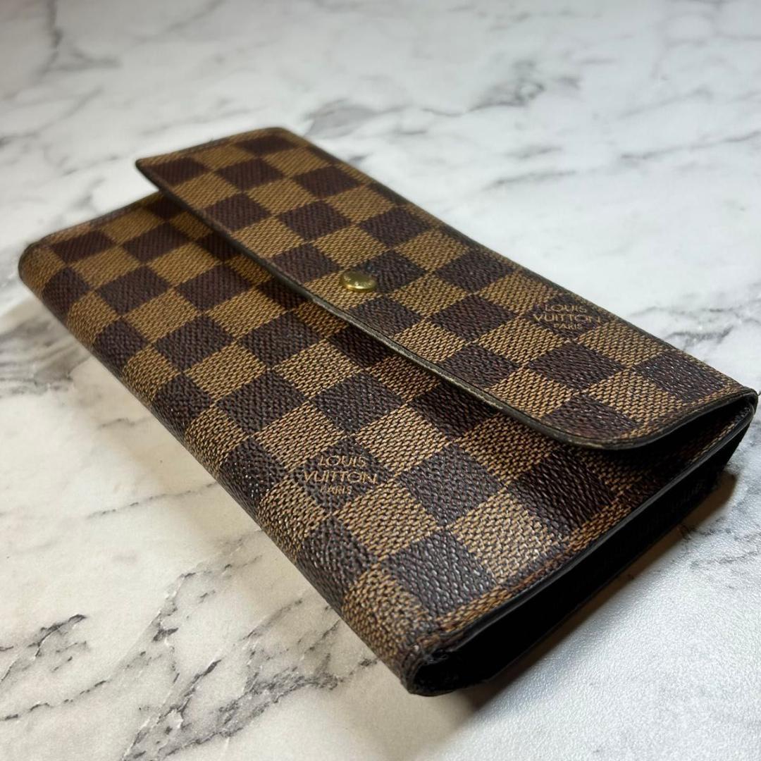 LV 三つ折り財布 インターナショナル ダミエ TH0025 6514