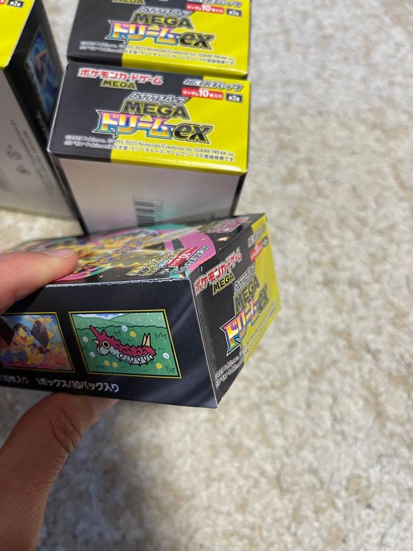 ポケモンカード MEGAドリームex 5 box セット 一部シュリンク付き
