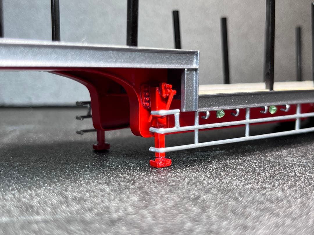 ひろか　1/50 段落ち3軸フラットトレーラー