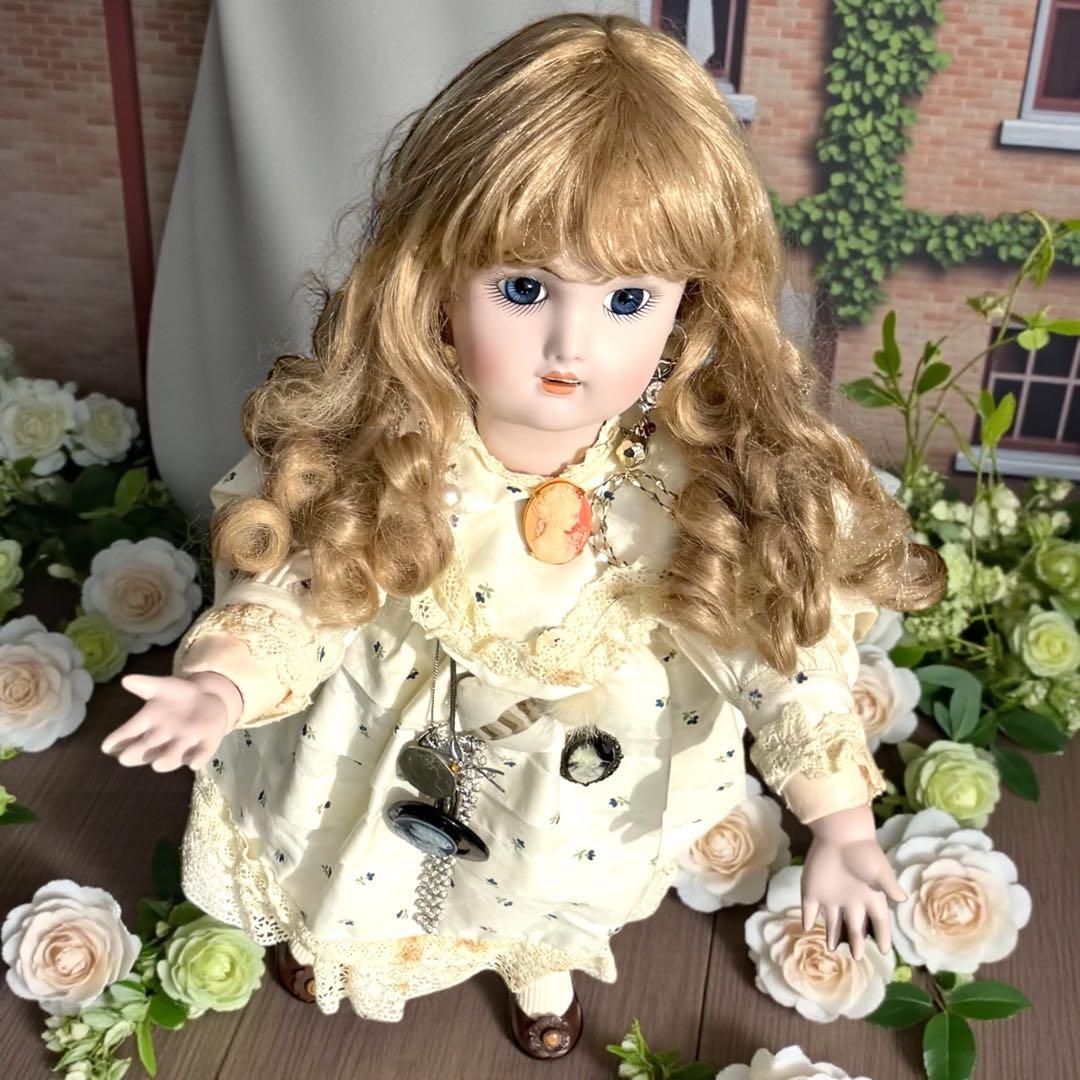 ようこ ビスクドール エデン べべ ホワイト ドレス ボネ 箱 証明書