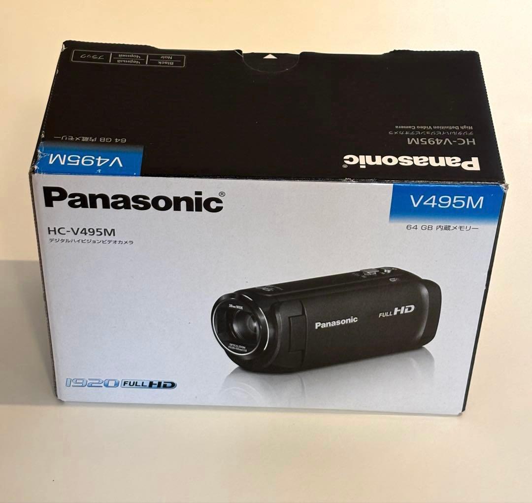 店頭展示品 Panasonic HC-V495M ビデオカメラ