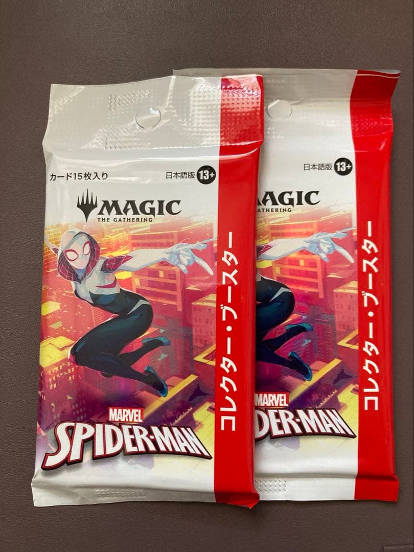 mtg スパイダーマン　日本語版　コレクターブースター　2パック