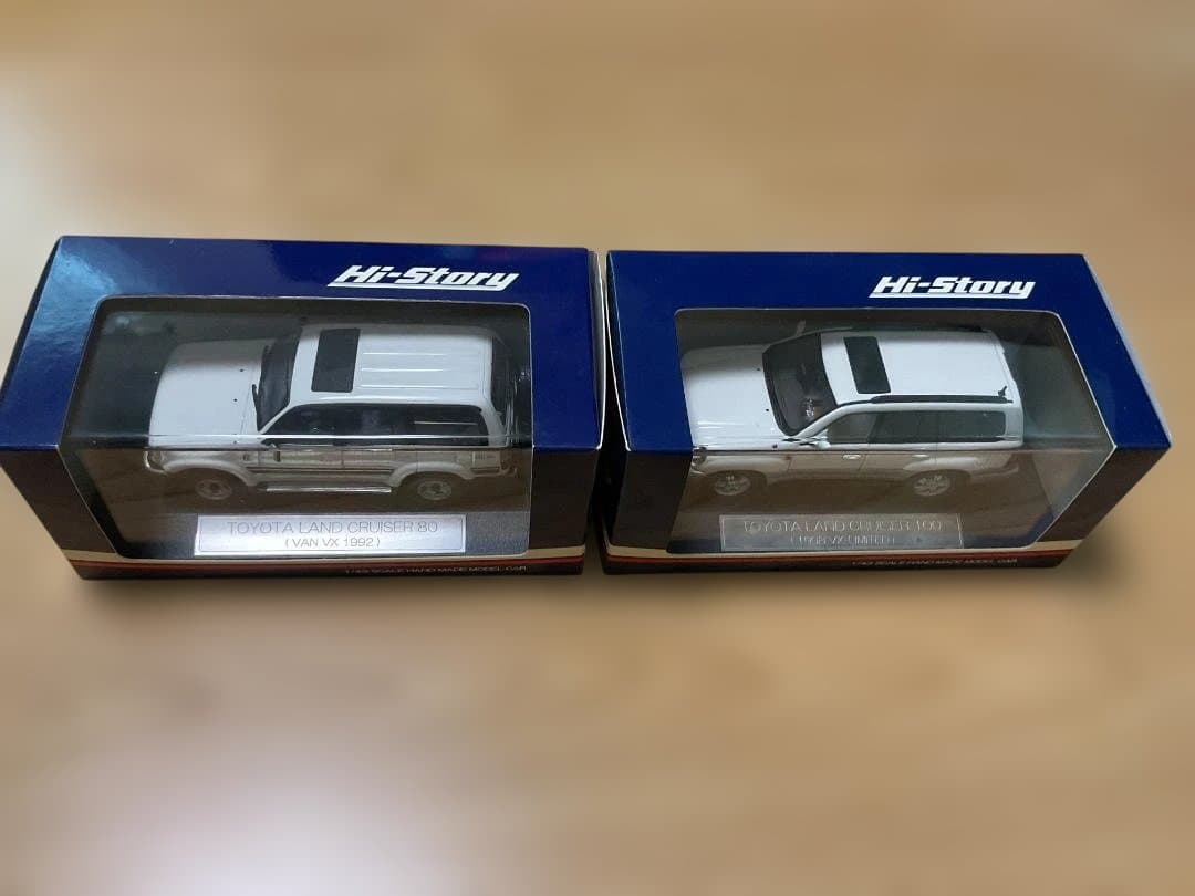 Hi-Story 1/43トヨタ ランドクルーザー 100 & 80 セット