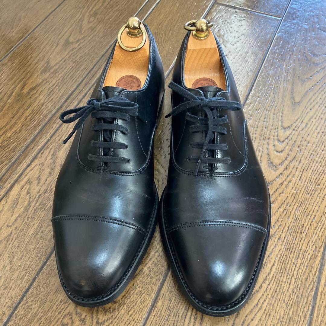 JOHN LOBB／ジョンロブ黒レザー ドレスシューズ 5 1/2