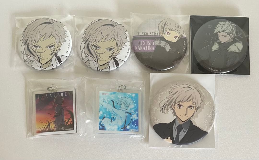 文スト　中島敦　beast ダッシュストア　缶バッジ