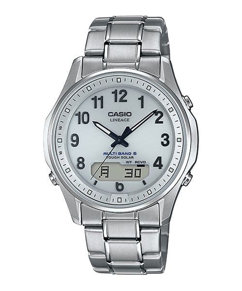 カシオ 電波ソーラー 肌に優しいチタン製　 LCW-M100TSE-7AJF