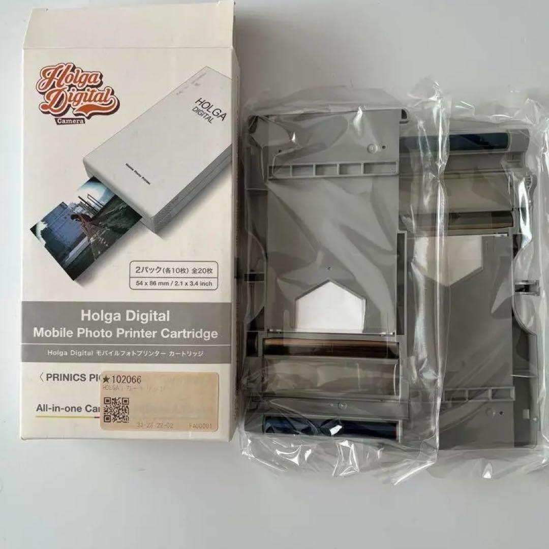 新品　HOLGA DIGITAL　モバイルフォトプリンター　4色防水加工　白