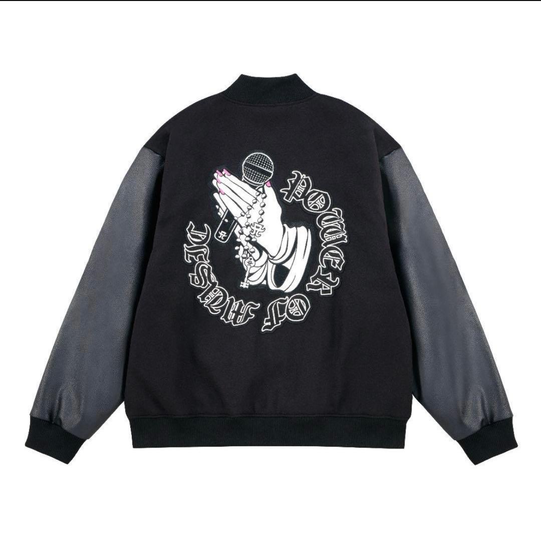 ★新品未使用★浜崎あゆみ　スタジアムジャンパー　ブラック　M