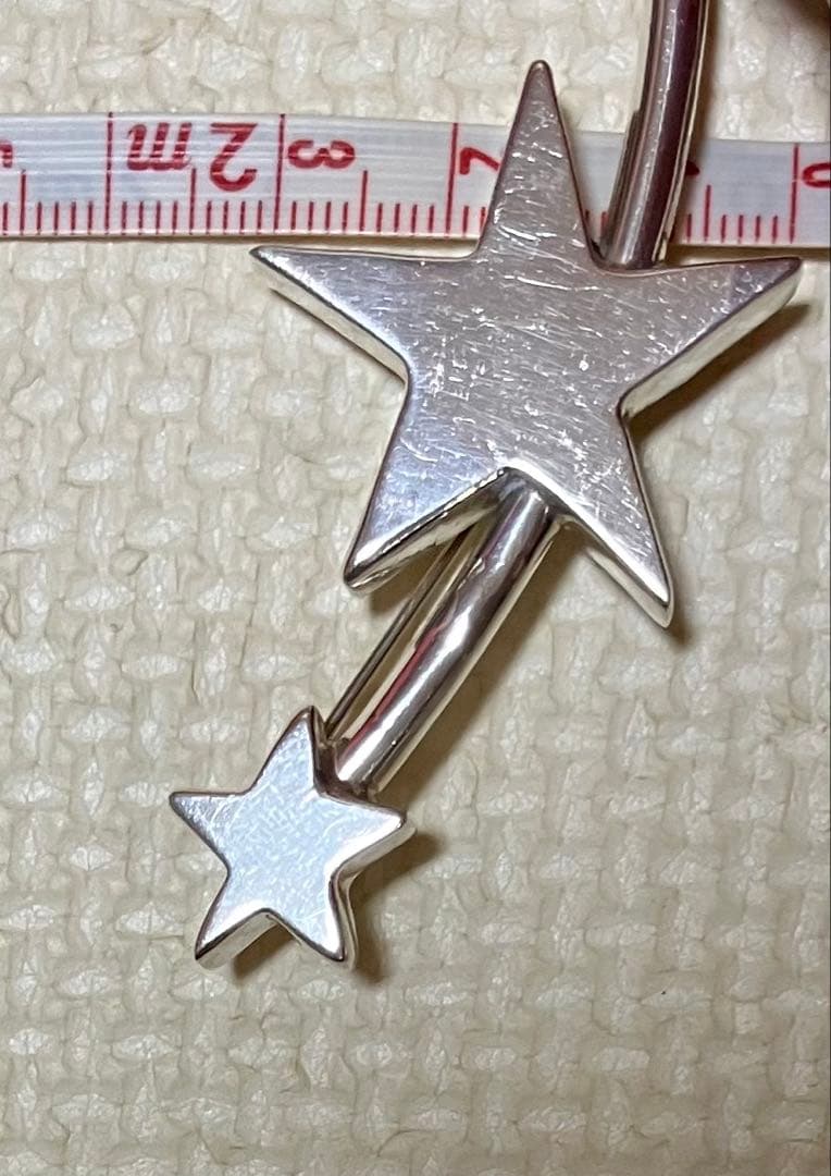 kuririn様売約済　Mexicosilver流れ星ブローチ ペンダントトップ