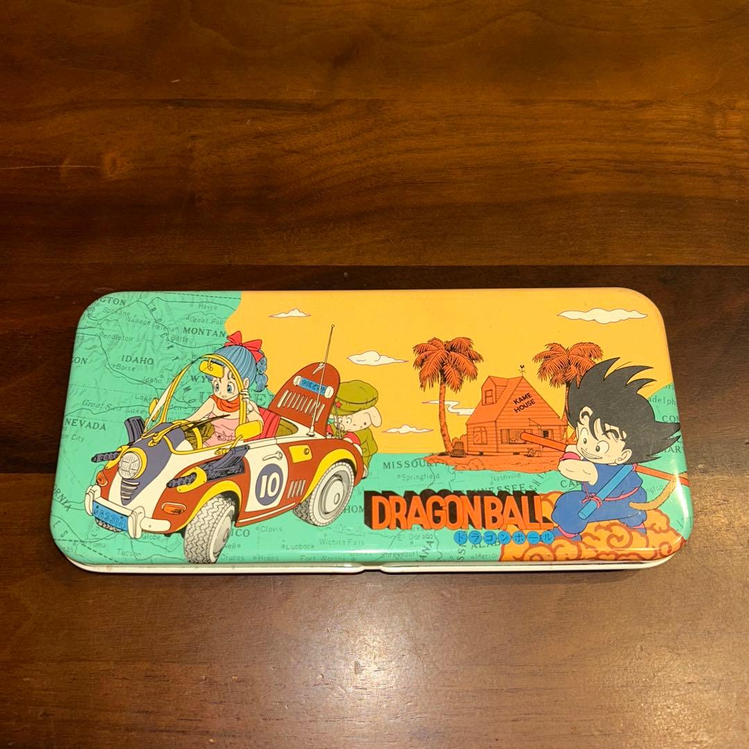 超希少　限定デザインドラゴンボール 文房具ケース　缶