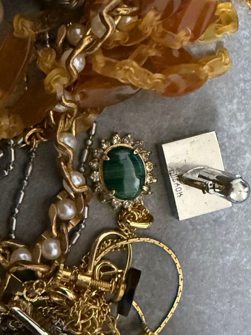 アクセサリー　ネックレス宝石　指輪　シルバー925 純銀 K18GF ジャンク