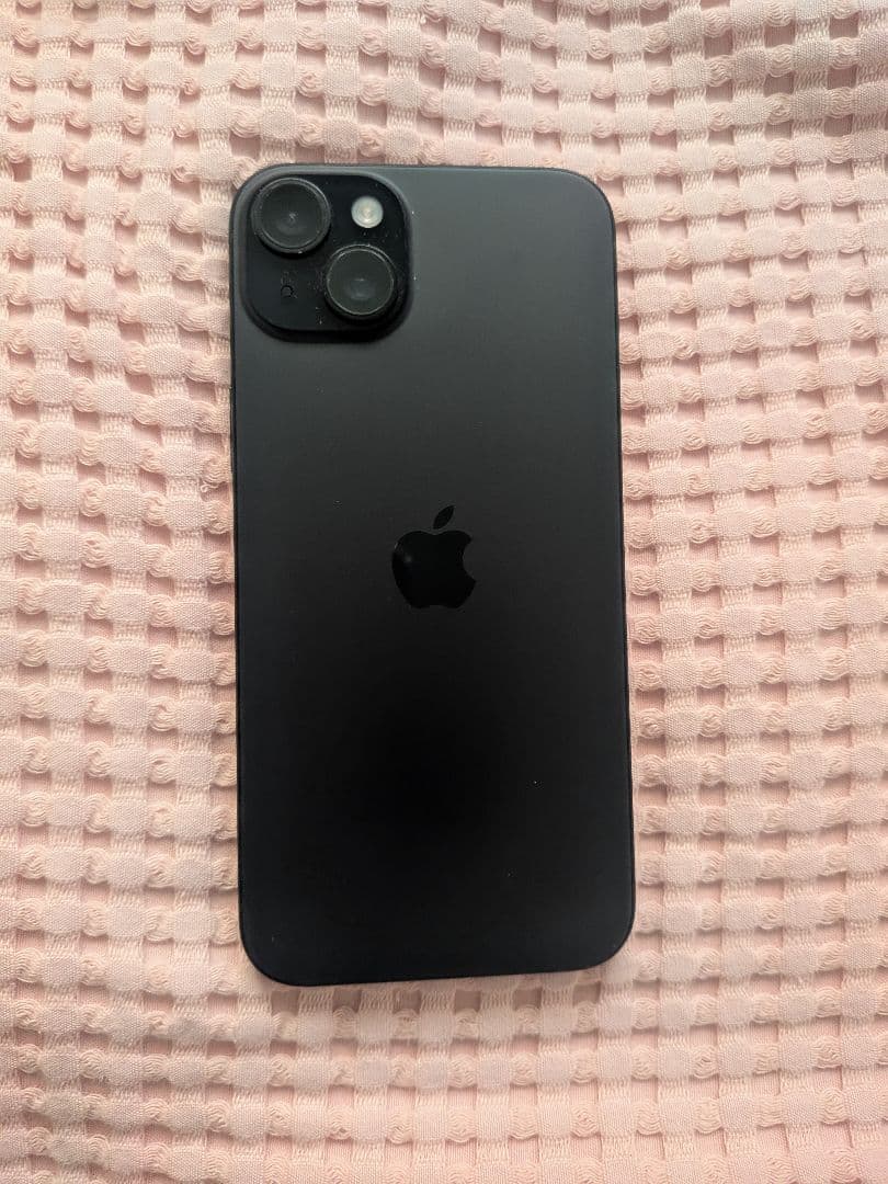 【極美品】iPhone15plus128GB ブラック　simフリー