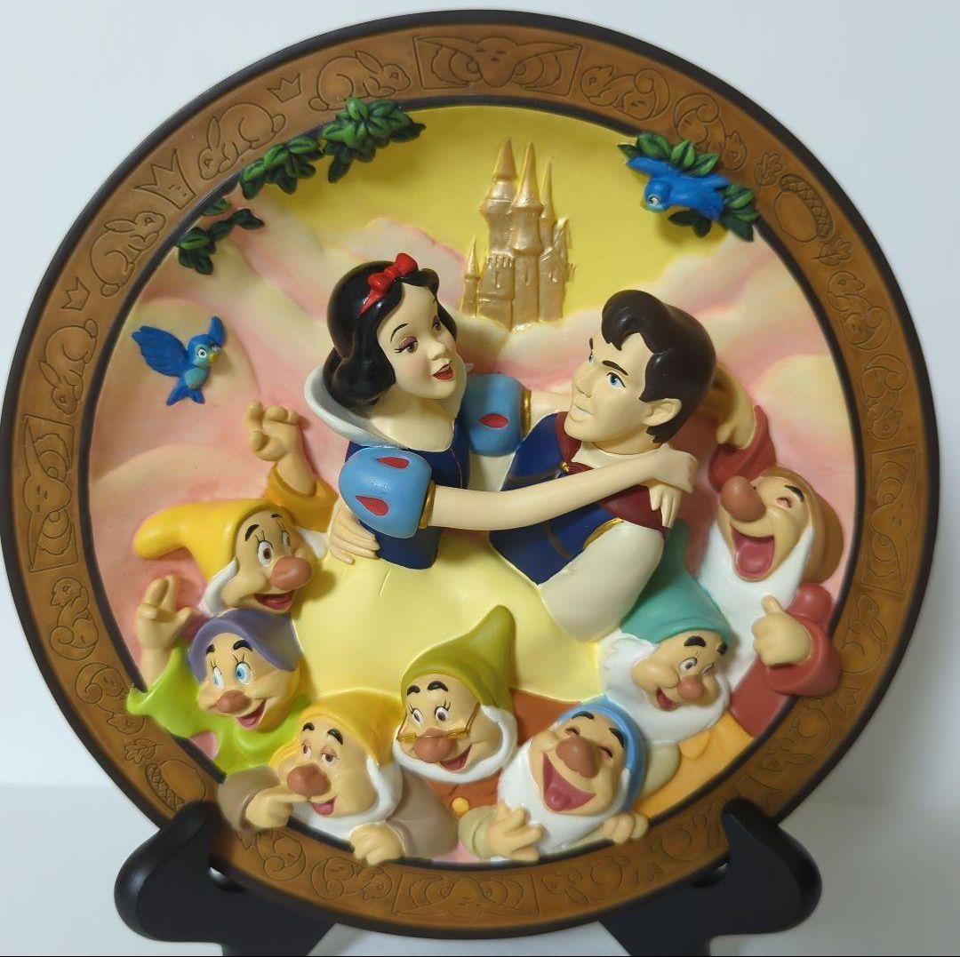 4種セット 白雪姫3Dプレート ディズニー