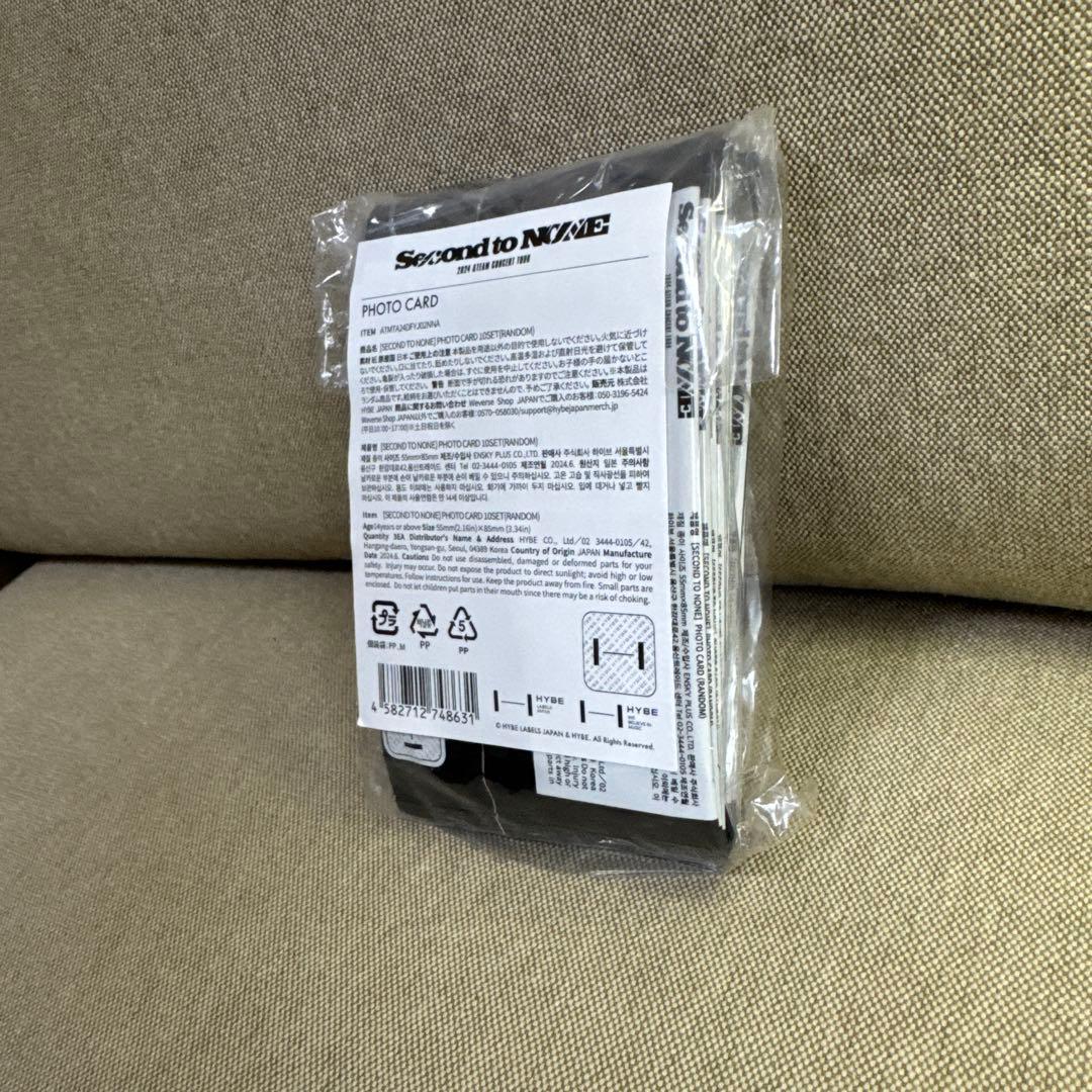 &TEAM SECOND TO NONE PHOTO CARD 未開封10枚