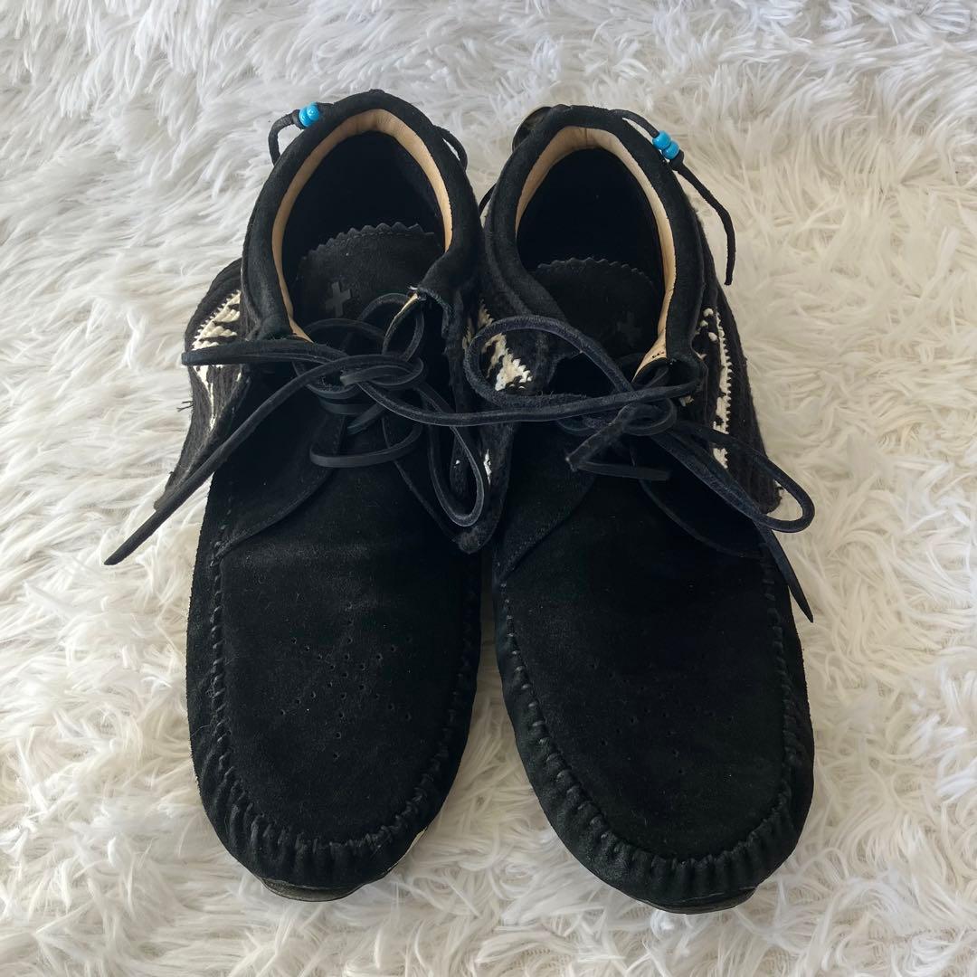 visvim ヴィズヴィム モカシンスニーカー スウェード ブラック