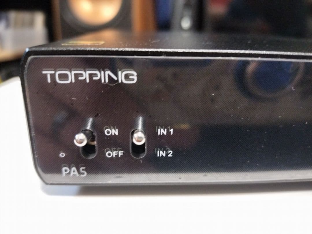 美品 Topping PA5 デジタルパワーアンプ+ TRS〜XLR変換ケーブル