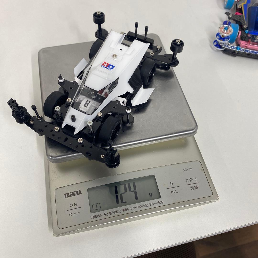 ミニ四駆セット タミヤ収納ボックス付き　MSフレキ提灯