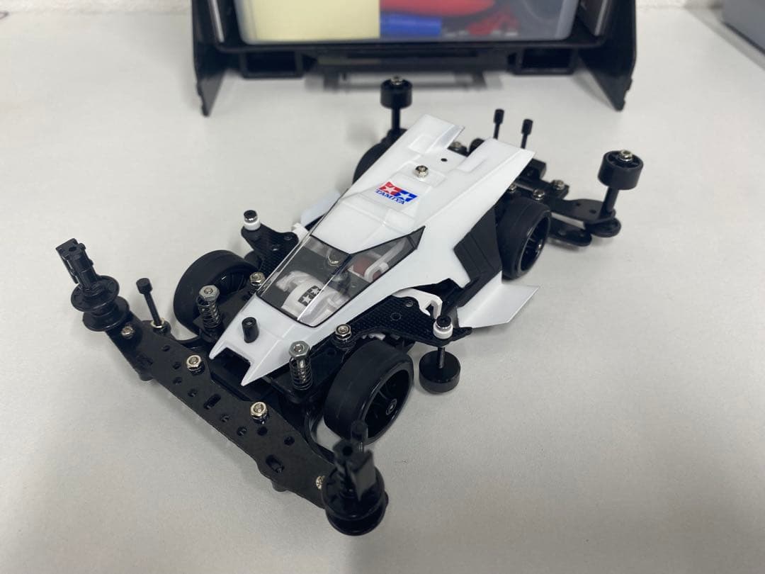 ミニ四駆セット タミヤ収納ボックス付き　MSフレキ提灯