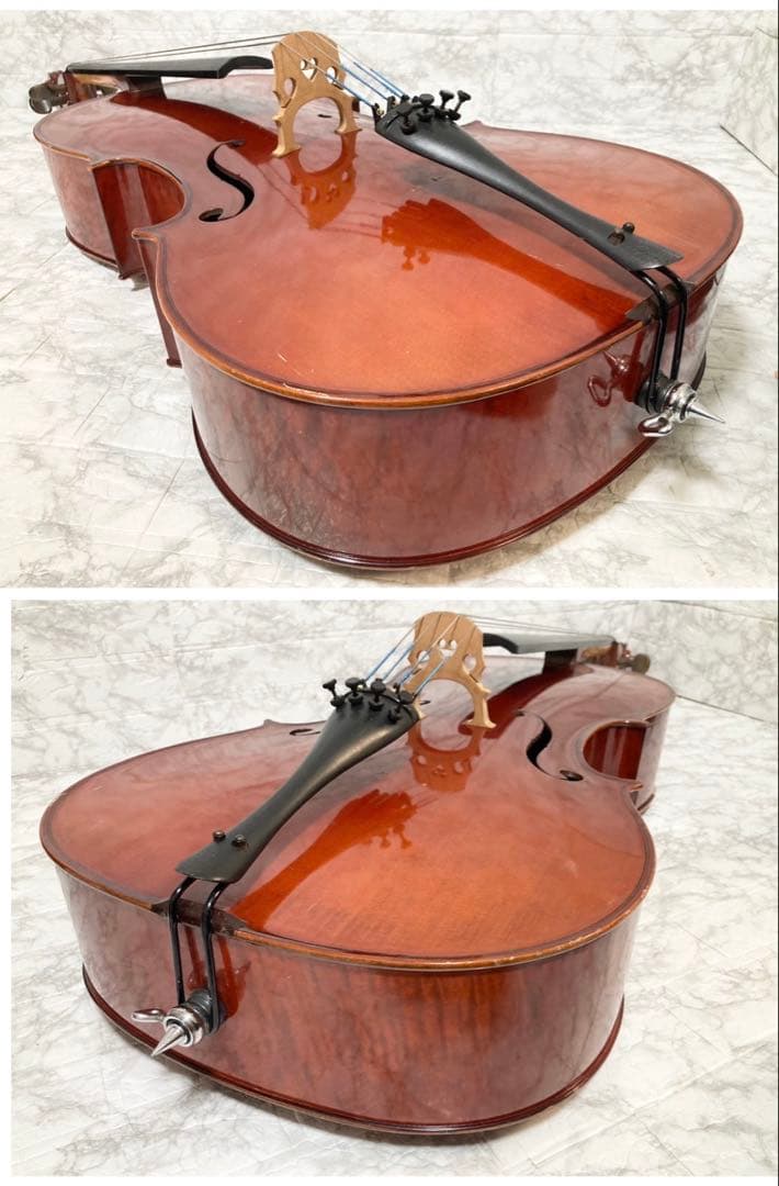 【ヴィンテージ】SUZUKI 虎杢 高級チェロ No.72 4/4 1974年製