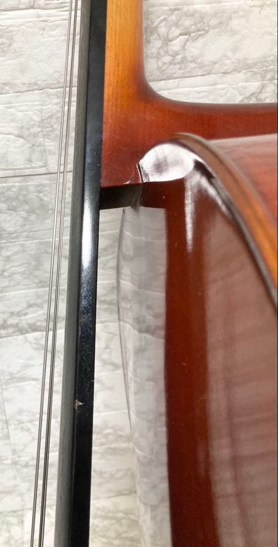 【ヴィンテージ】SUZUKI 虎杢 高級チェロ No.72 4/4 1974年製