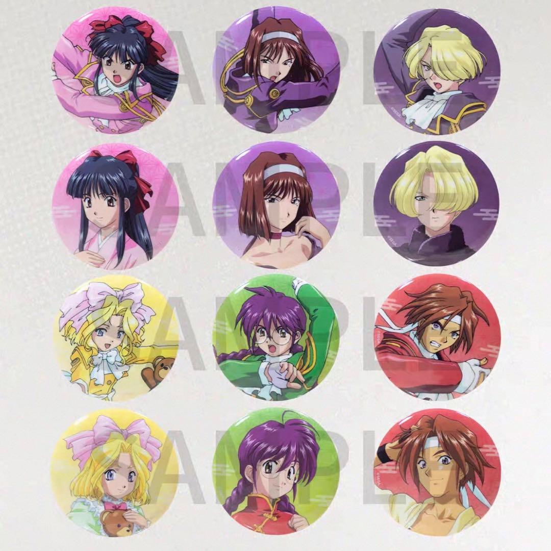 サクラ大戦 中国 海外 限定 グッズ 缶バッジ 真宮寺さくら 桐島カンナ