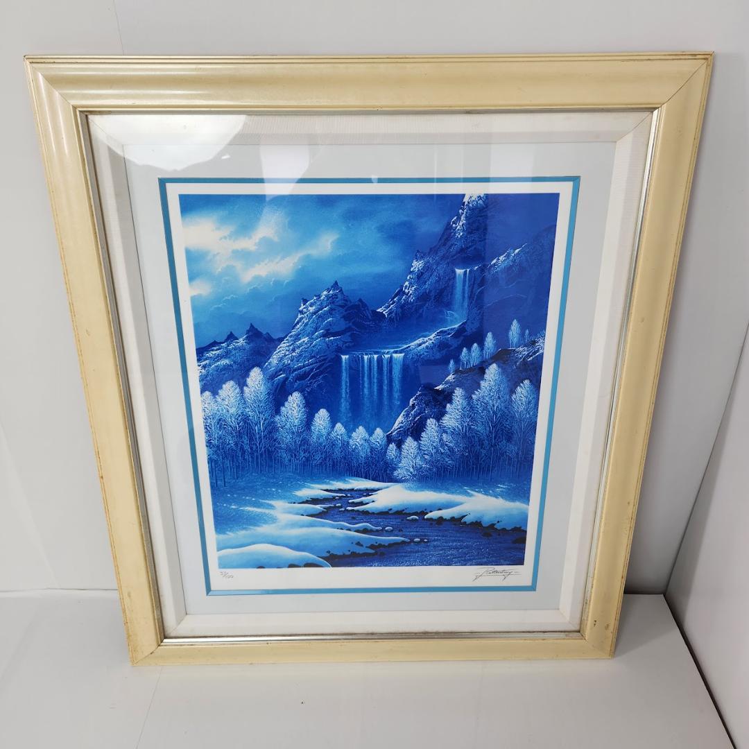 ジョン・ラッテンベリー ブルーキャニオンフォール 2008年 シルクスクリーン