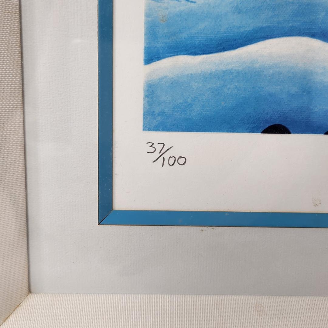 ジョン・ラッテンベリー ブルーキャニオンフォール 2008年 シルクスクリーン