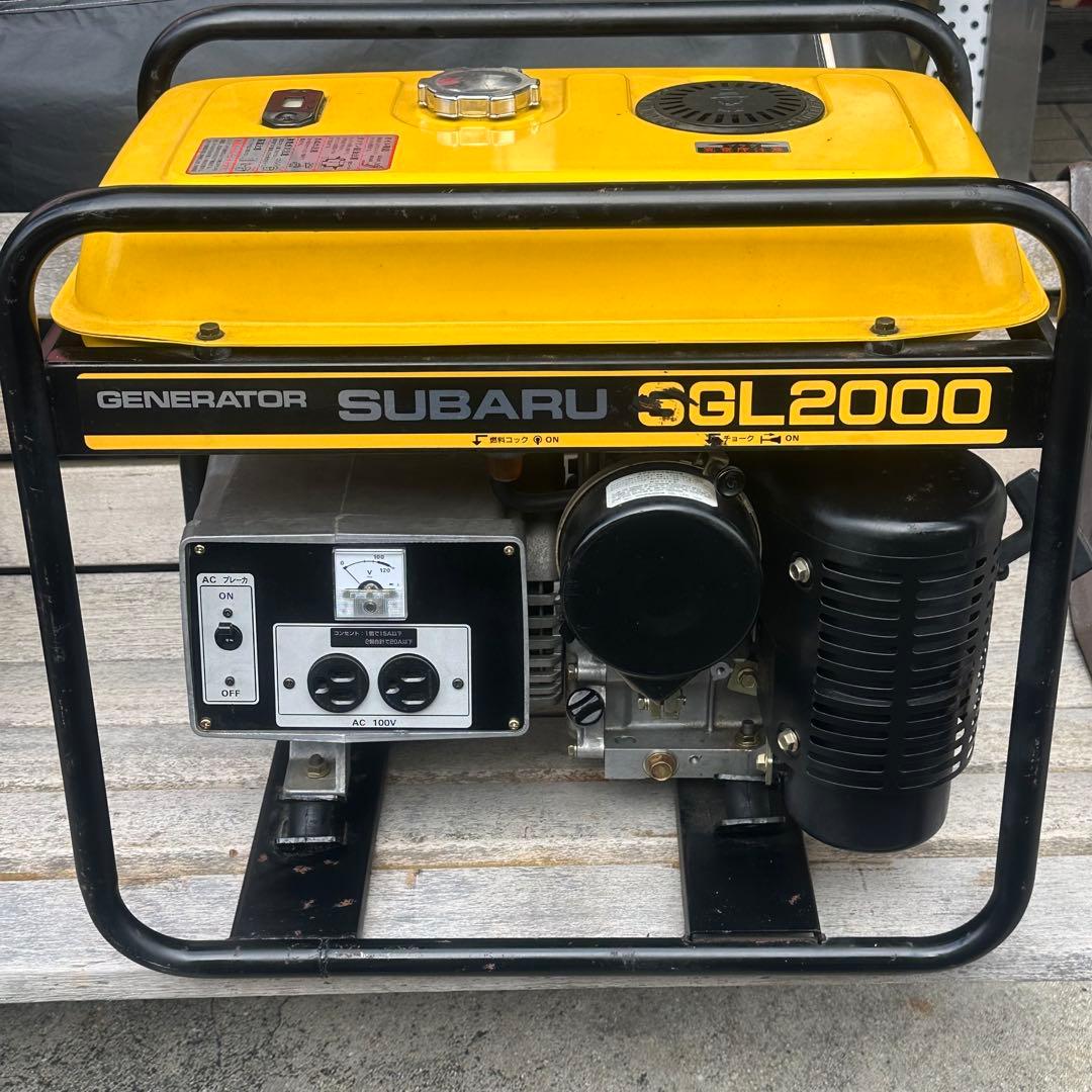 SUBARU SGL2000 発電機 ガソリン式 4stエンジン スバル