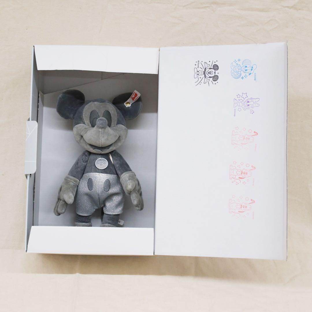 ミッキーマウスプラチナ　シュタイフD100 ディズニー　ぬいぐるみ