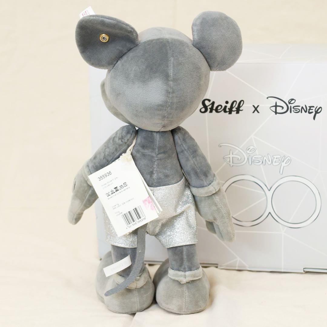 ミッキーマウスプラチナ　シュタイフD100 ディズニー　ぬいぐるみ