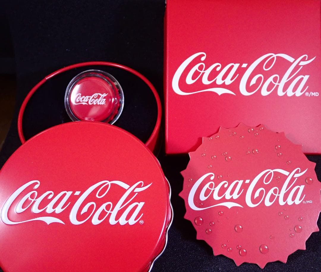 コカ・コーラ®ボトルキャップ 銀貨 貴重な裸！純銀 箱・缶・COA全部付！