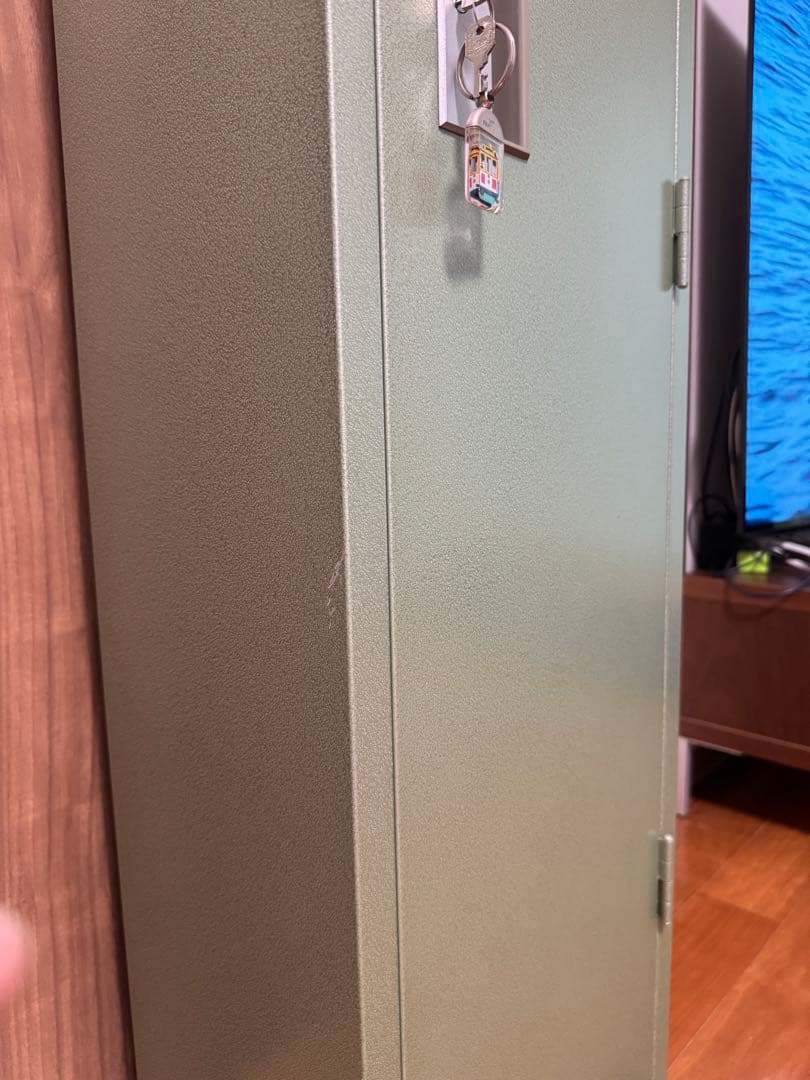 KSK ガンロッカー スチール製 グリーン　5丁用