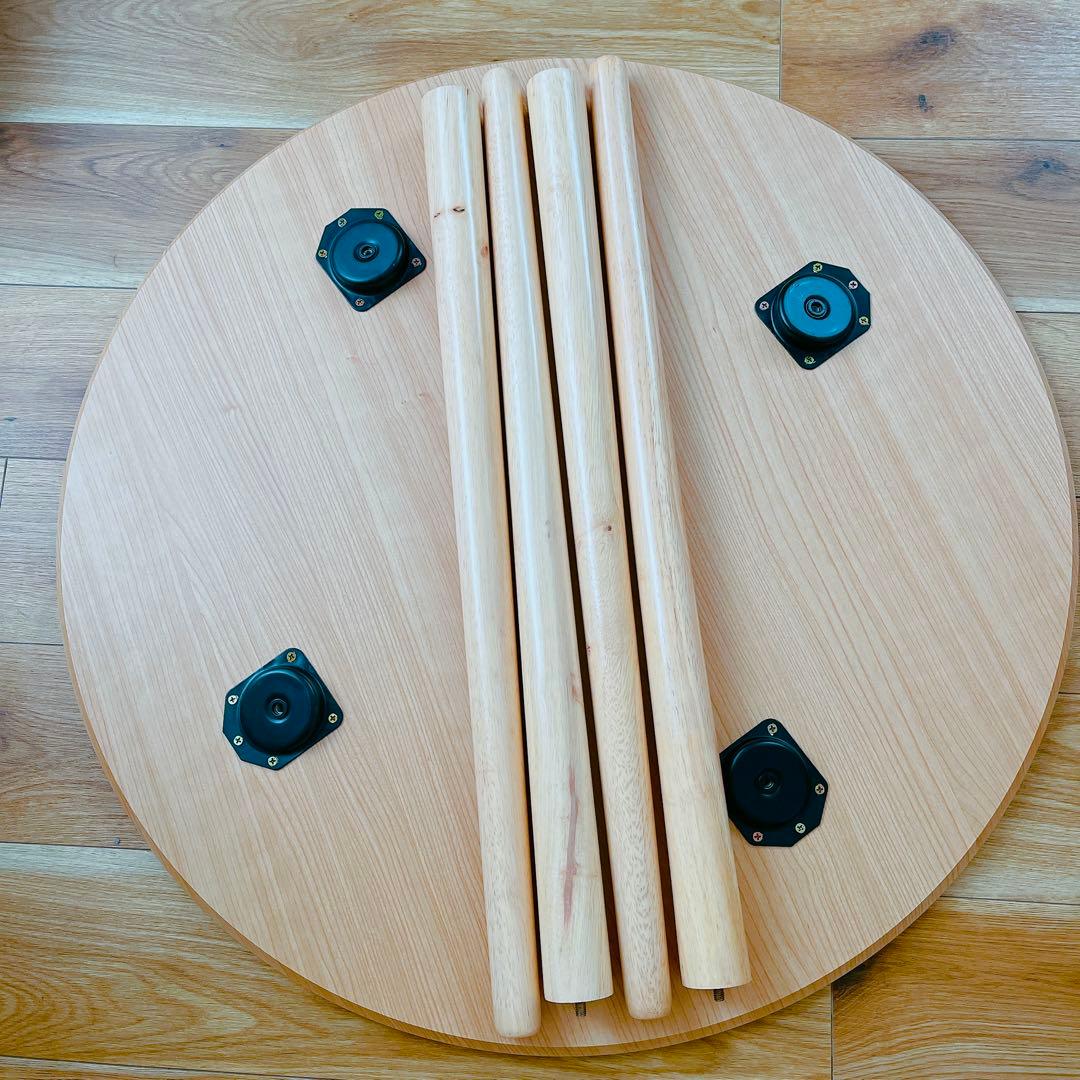 【未使用品】円形 ダイニングテーブル カフェテーブル 80㎝