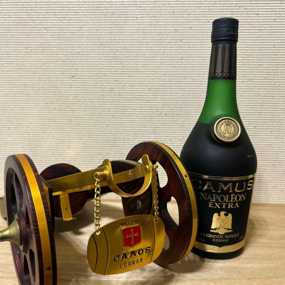 269 ナポレオン エクストラ コニャック 飾り用 木製＆金属製 砲台付き　古酒