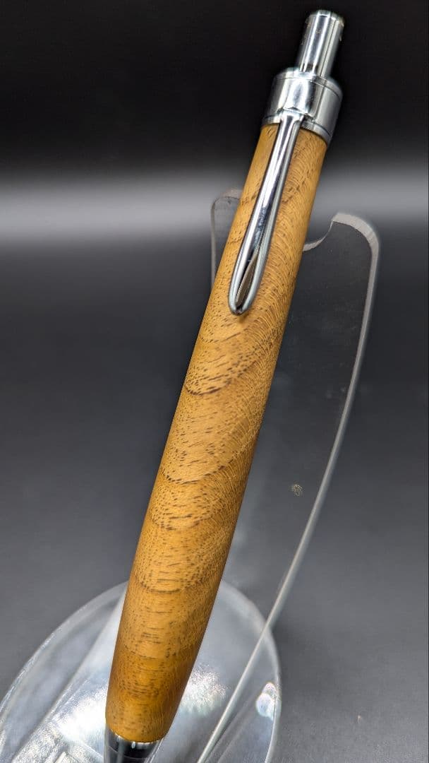 268ペン工房翌檜　御蔵島金桑　木軸シャーペン　木軸ボールペン