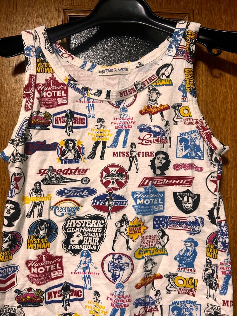 HYS★ヒステリックグラマー タンクトップ★総柄★レディース