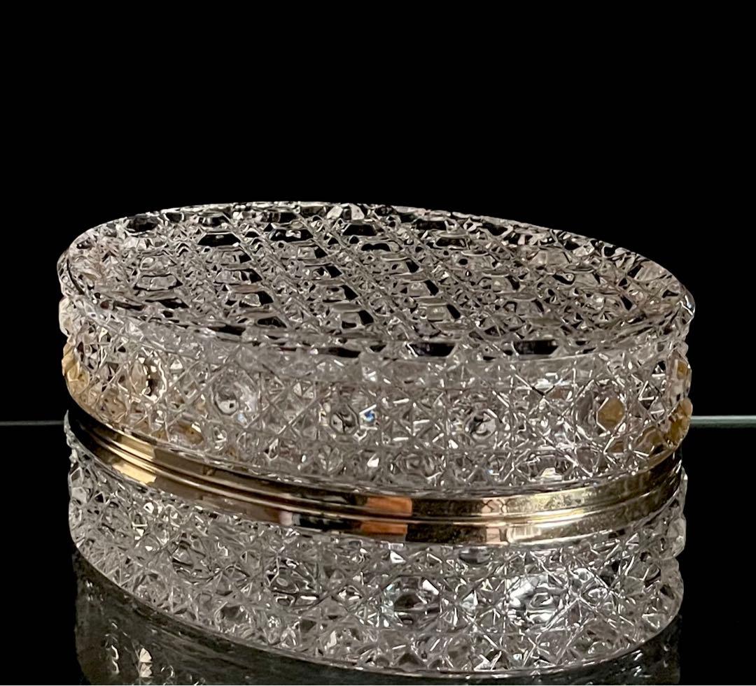 Baccarat バカラ/※1kgオーバー 大型 ジュエリーボックス　ディアマン