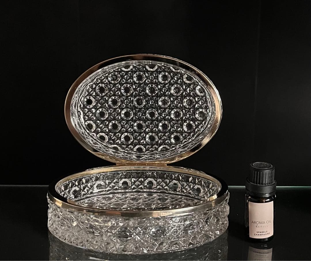 Baccarat バカラ/※1kgオーバー 大型 ジュエリーボックス　ディアマン