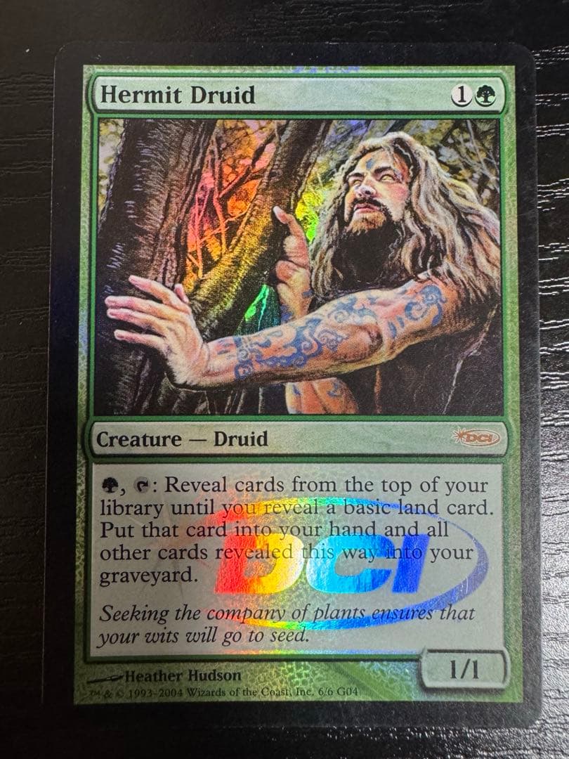 MTG DCI 隠遁ドルイド Hermit Druid G04 FOIL 1枚