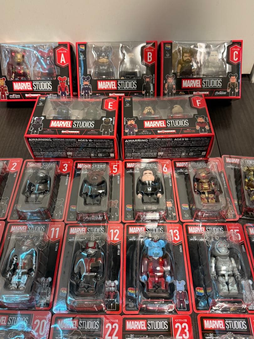 MARVEL BE@RBRICK 27種 ベアブリック マーベル ハッピーくじ