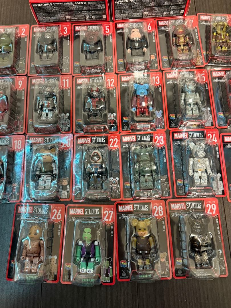 MARVEL BE@RBRICK 27種 ベアブリック マーベル ハッピーくじ