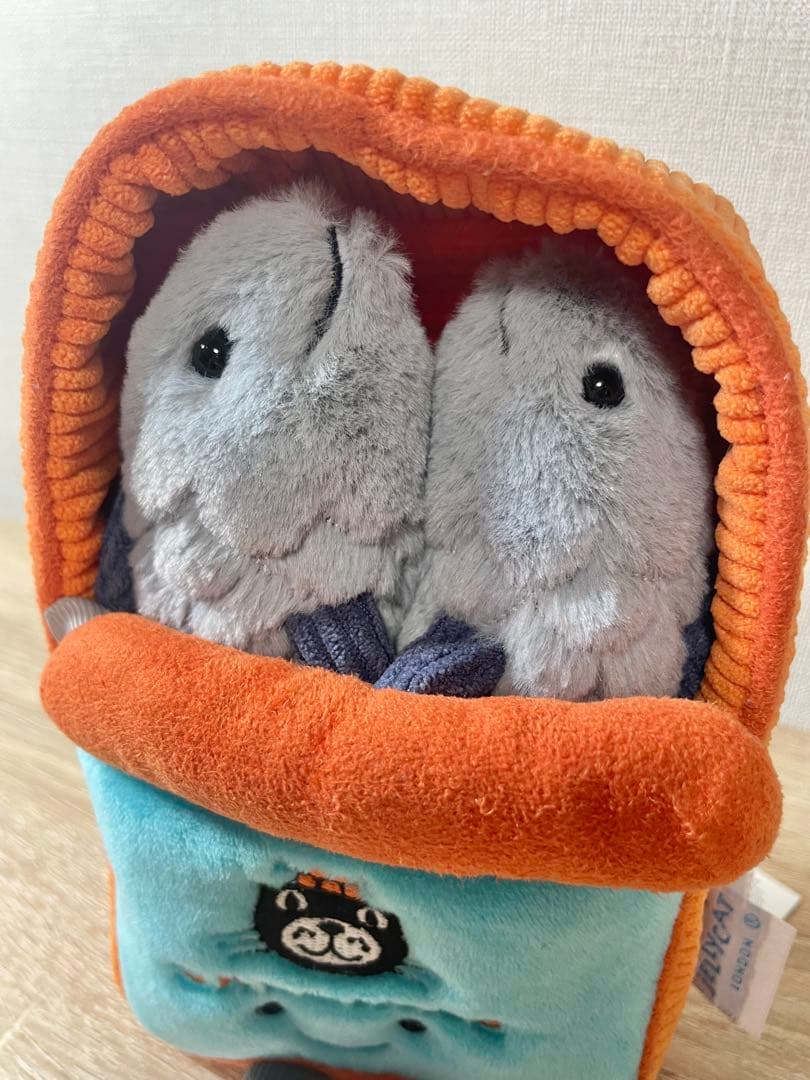 【新品】ジェリーキャット/オイルサーディン缶　ぬいぐるみ【Harrods購入】