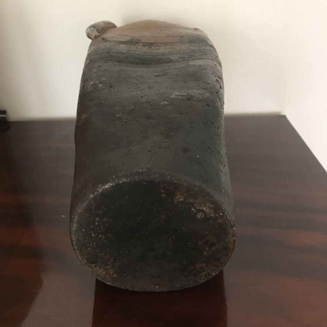 古備前耳付花入　江戸期　宗叡織