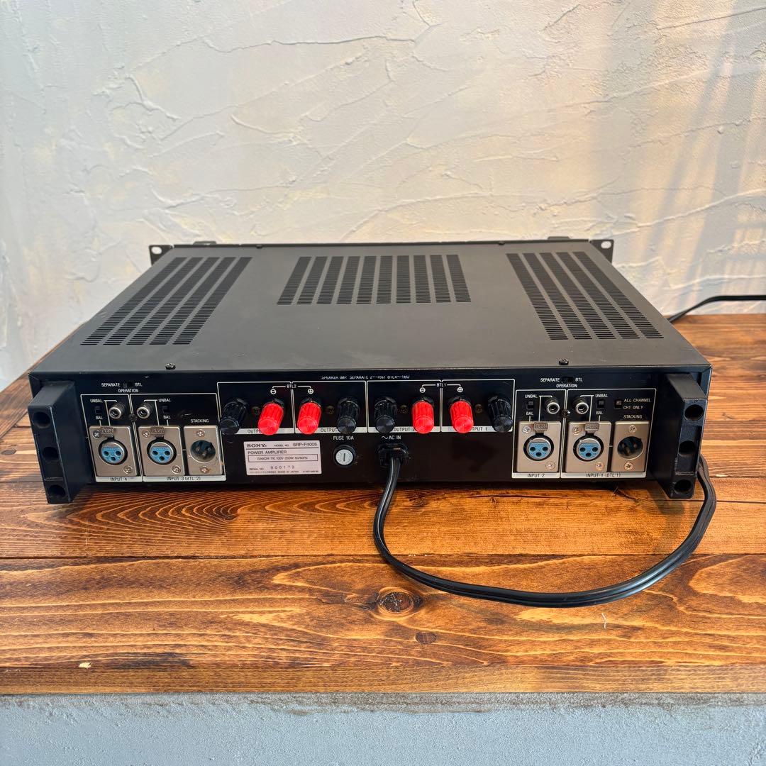 SONY 4chパワーアンプ　 SRP-P4005 ソニー