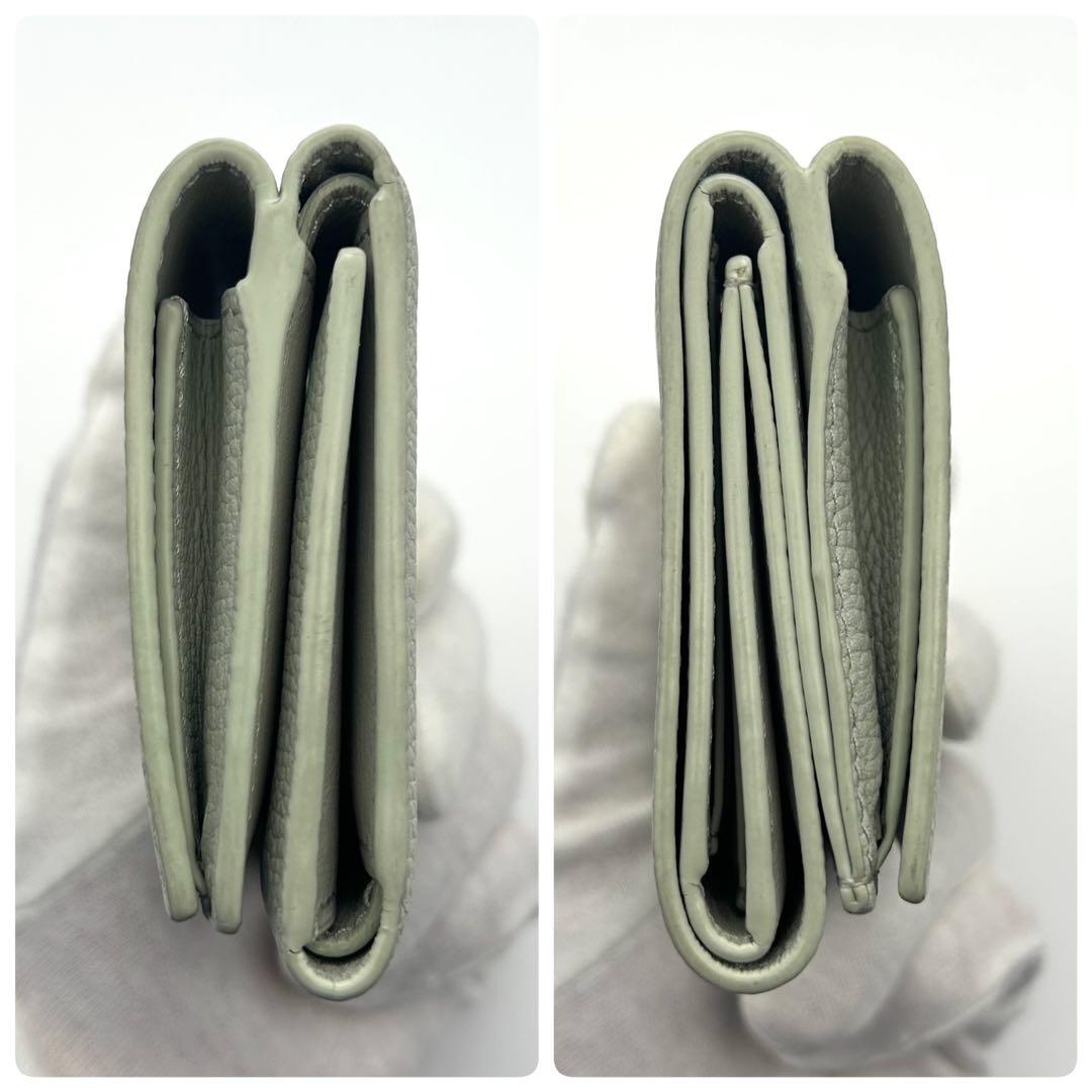 【ぷーちゃん】 ロエベ アナグラム トライフォールド ウォレット