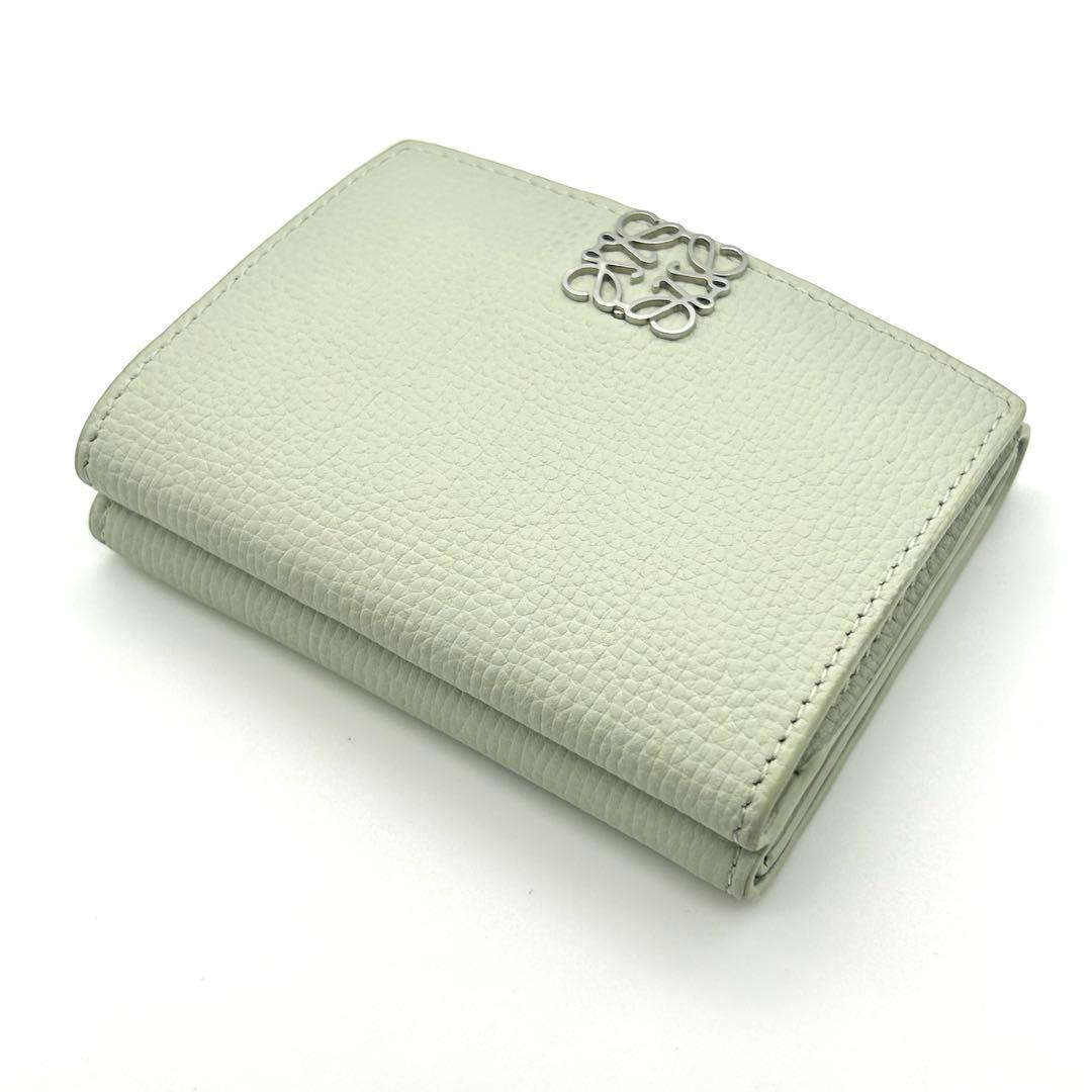 【ぷーちゃん】 ロエベ アナグラム トライフォールド ウォレット